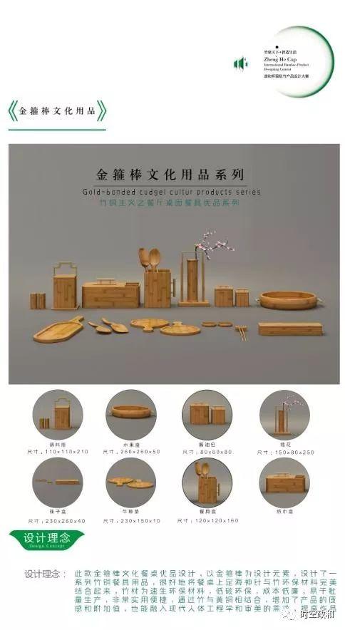 【竹產(chǎn)品設(shè)計(jì)大賽】第三屆“政和杯”國際竹產(chǎn)品設(shè)計(jì)大賽創(chuàng)意作品企業(yè)組選登